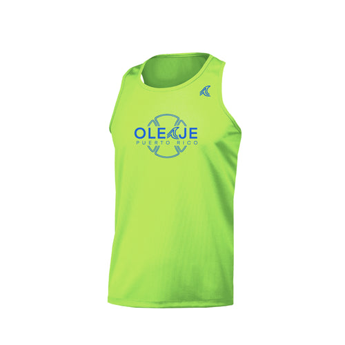 Men Neon Green Tank