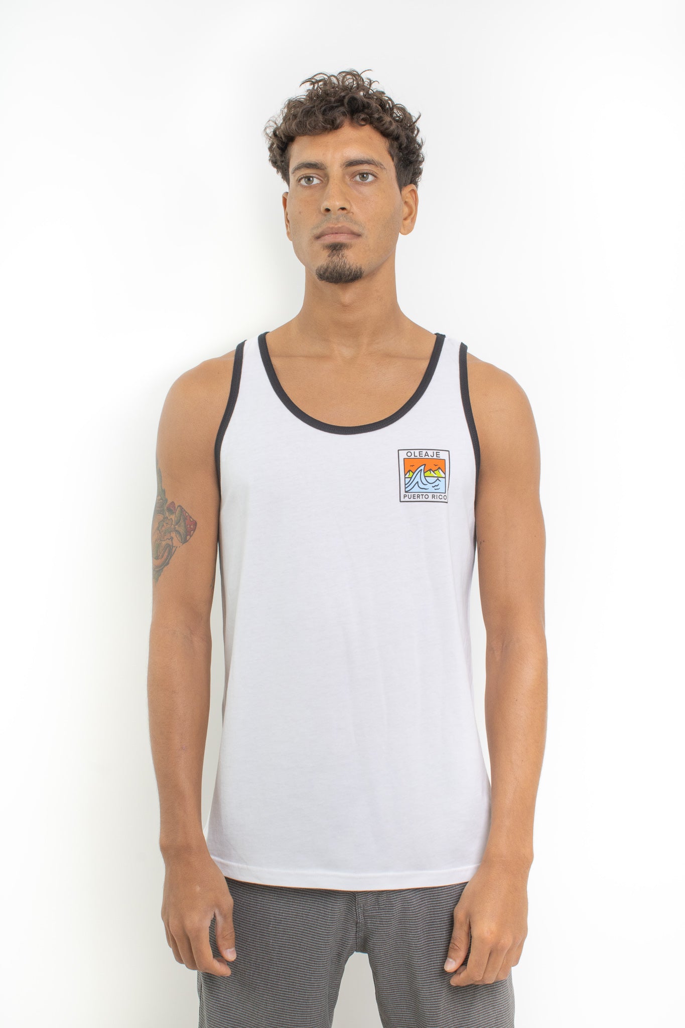 Ride The Wave White Tank