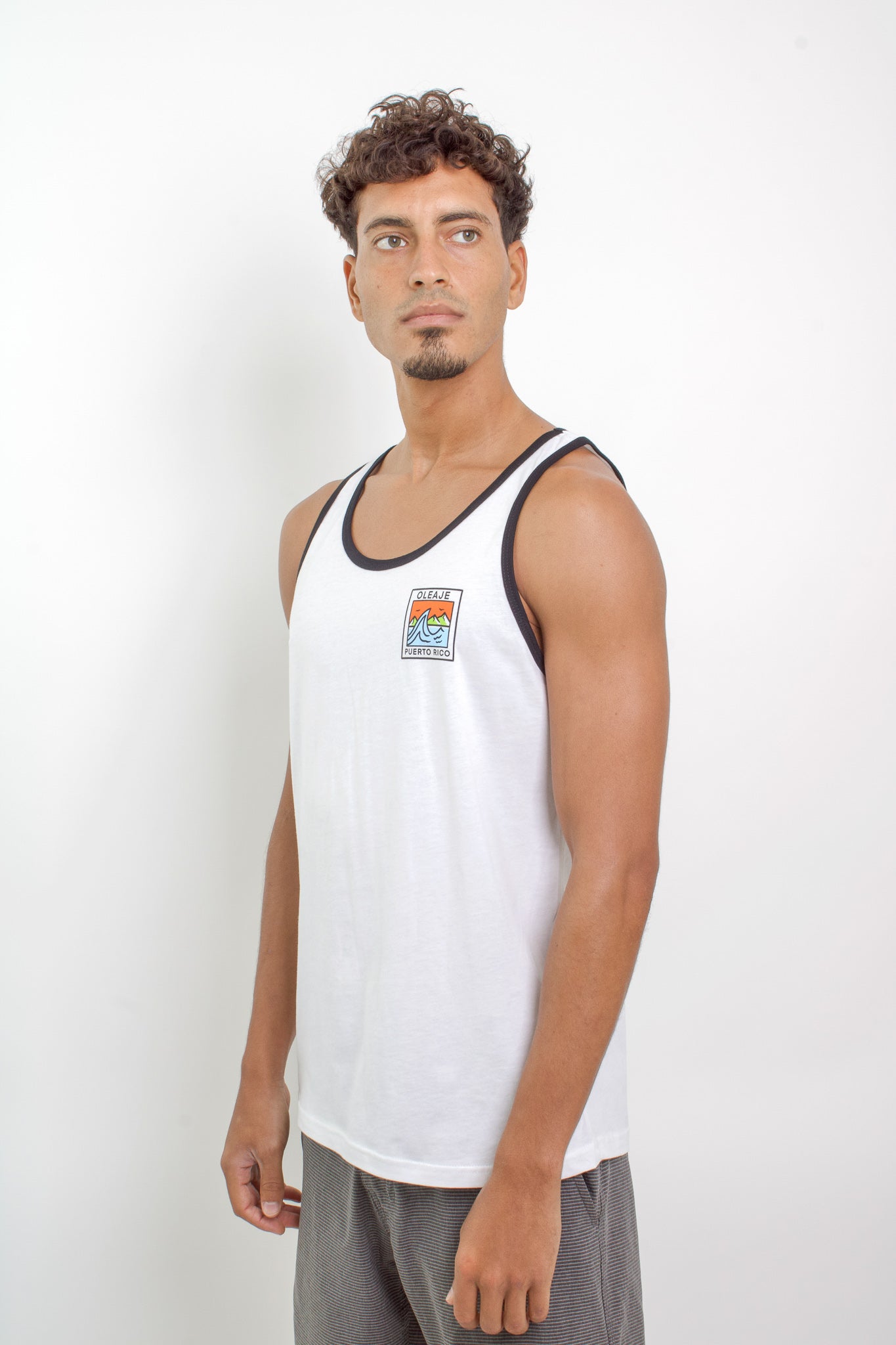 Ride The Wave White Tank