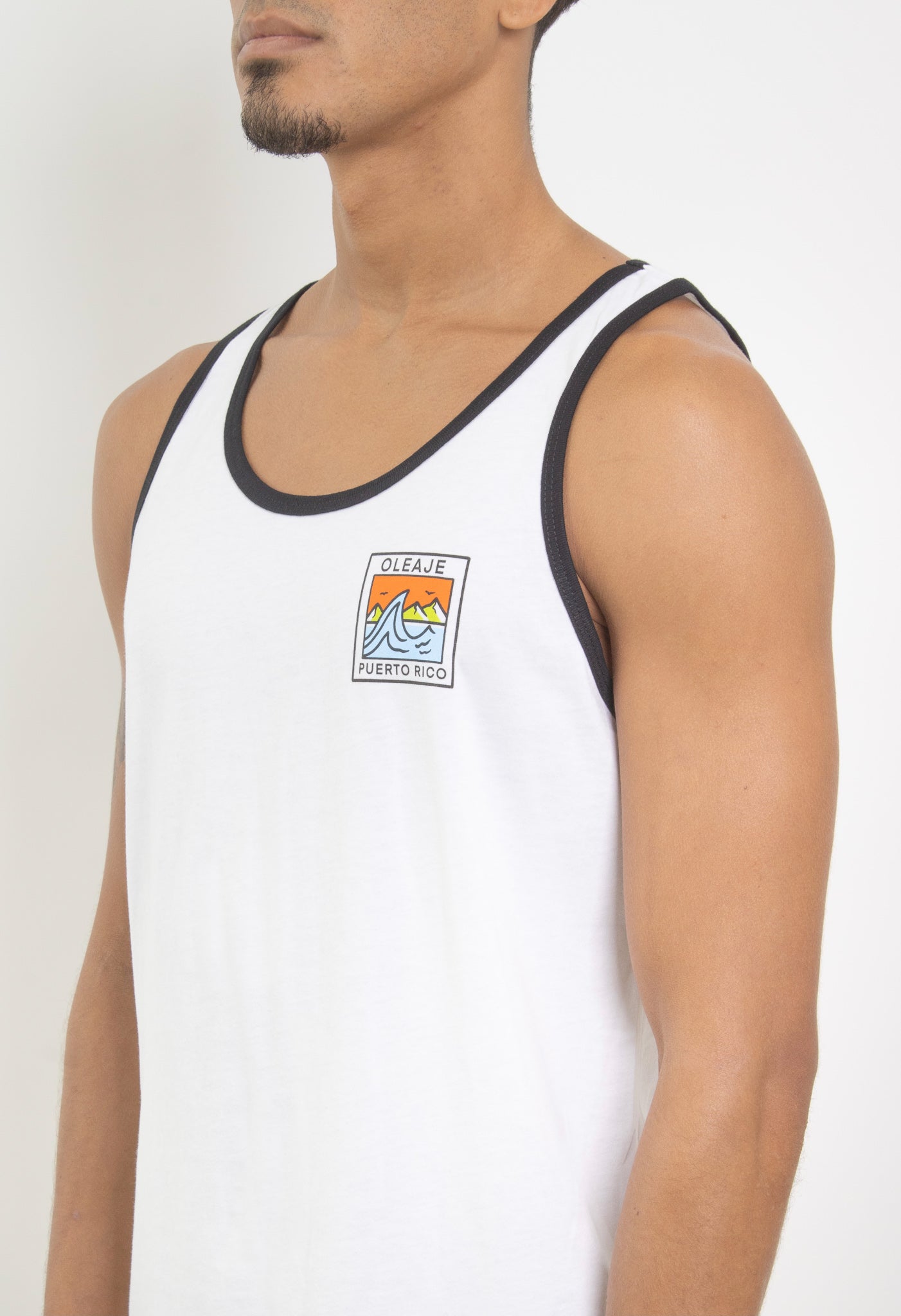 Ride The Wave White Tank