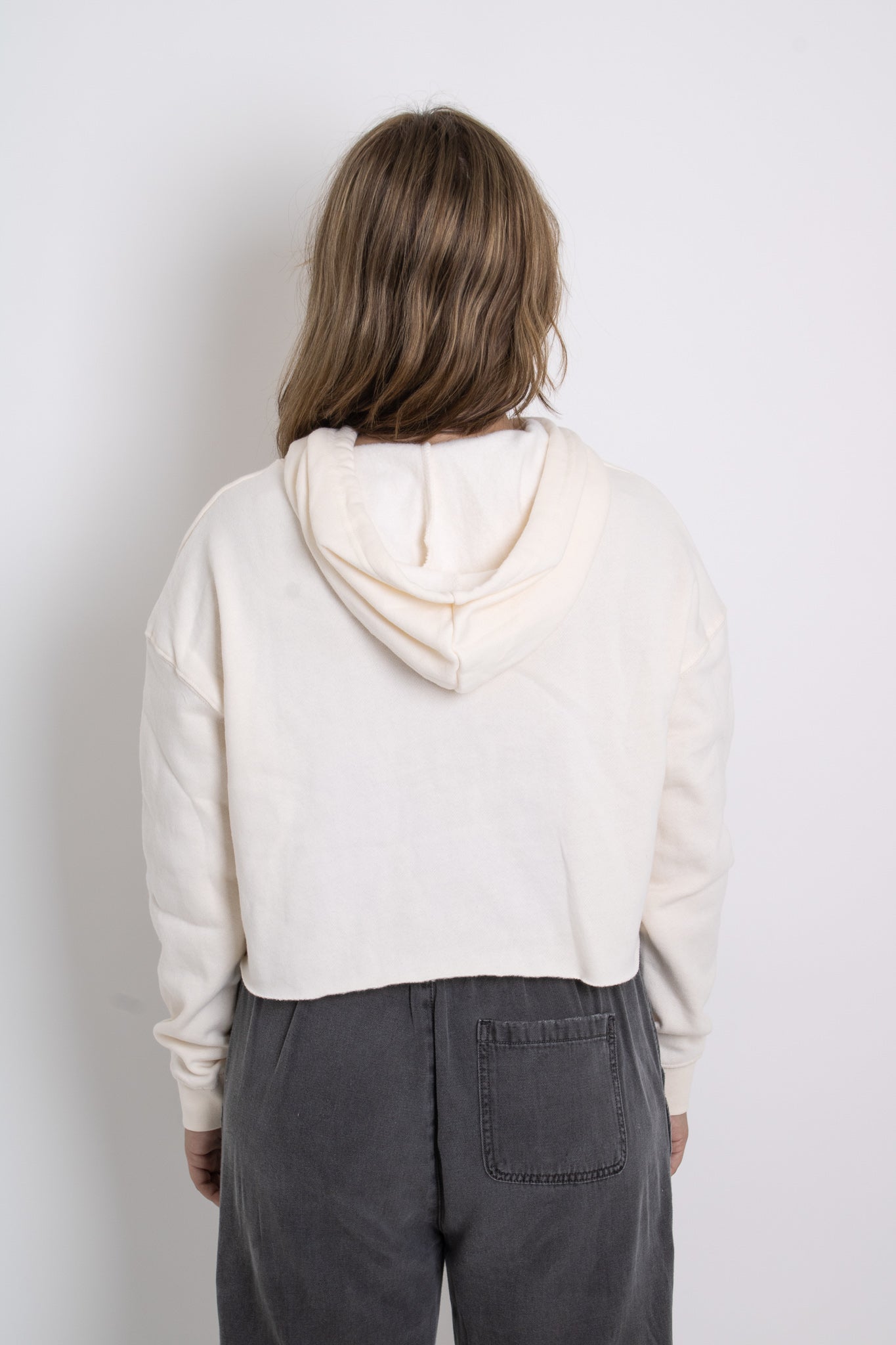 Pine Grove Beach Crop Hoodie