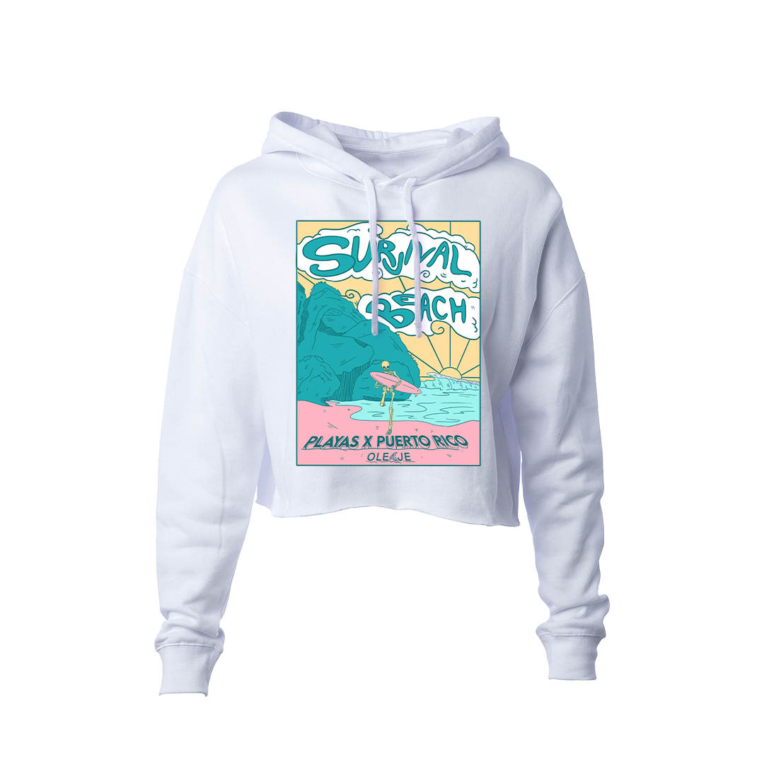 Survival Beach Crop Hoodie